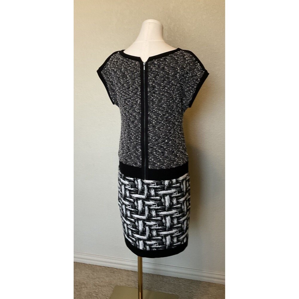 Ann Taylor, Women’s, Sheath Dress, Black/White, Size: M - Picture 3 of 8